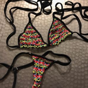 Wicked Weasel Holy Rainbow M NWOT